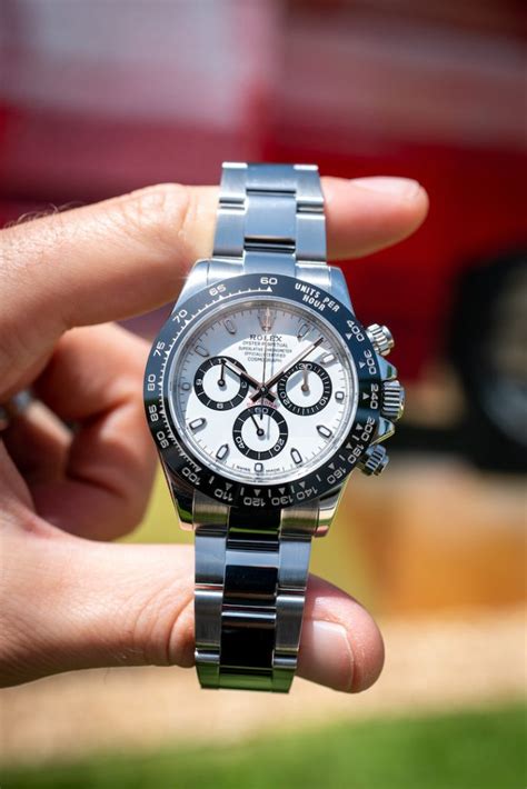 rolex daytona white vs black dial|rolex daytona oysterflex.